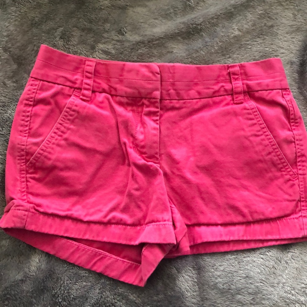 J CREW PINK SHORTS